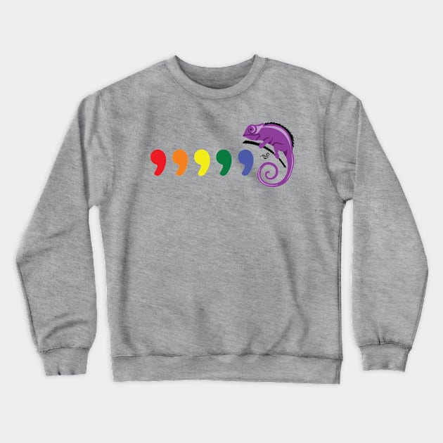 Karma Chameleon Flag Colors by Tai's Tees Crewneck Sweatshirt by TaizTeez